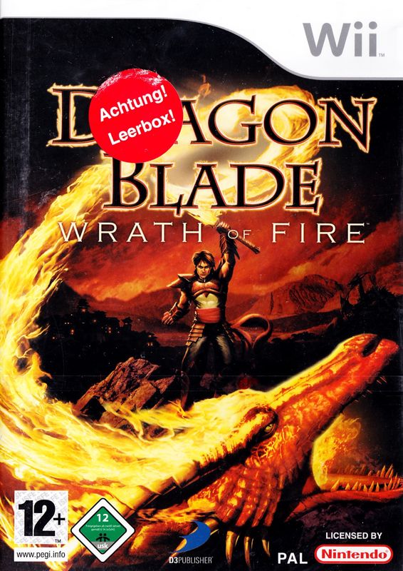Dragon Blade: Wrath of Fire box art for Wii